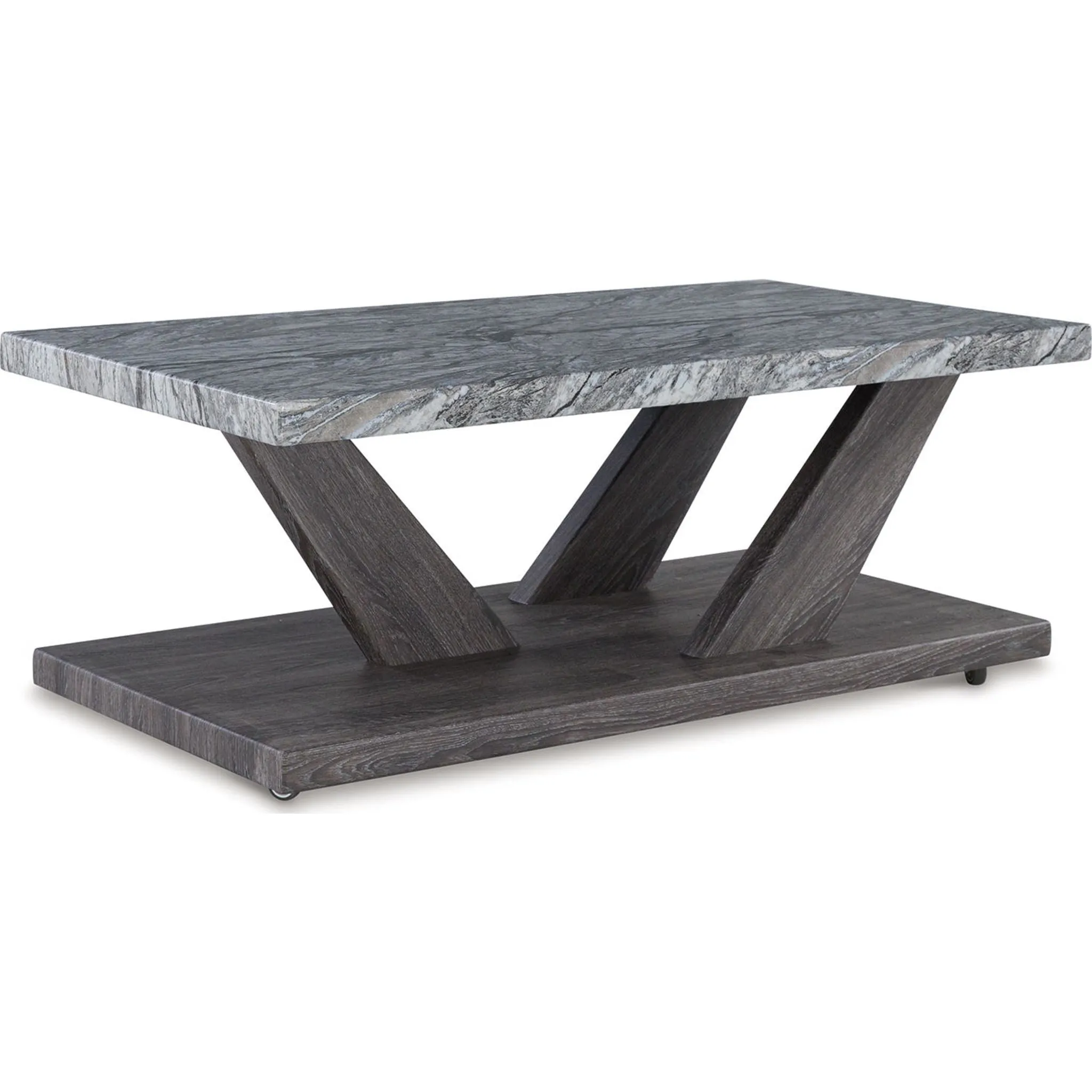 Bensonale 3 Pack Tables - Brown/Gray