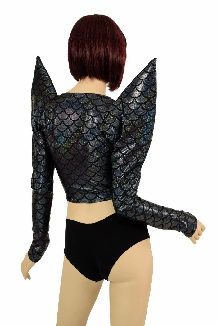 Black Dragon Mega Sharp Shoulder Crop