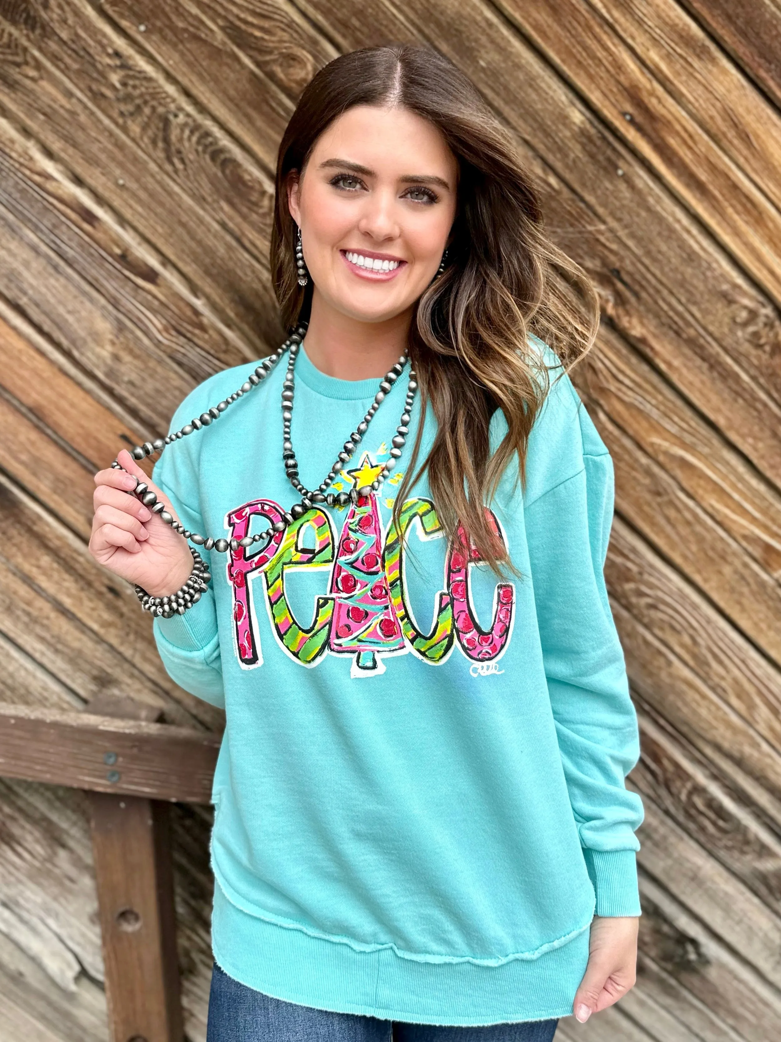 Callie Ann Stelter Christmas Peace Sweatshirt