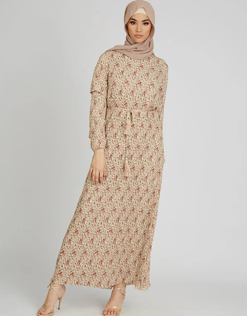 Crinkled Rope Maxi Dress