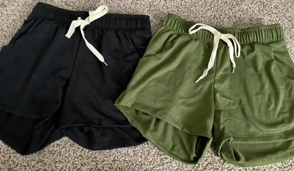 Curvy Drawstring shorts