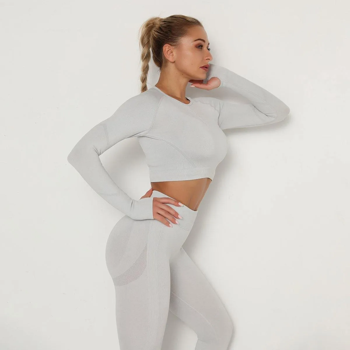 Fashion Gray Yoga set