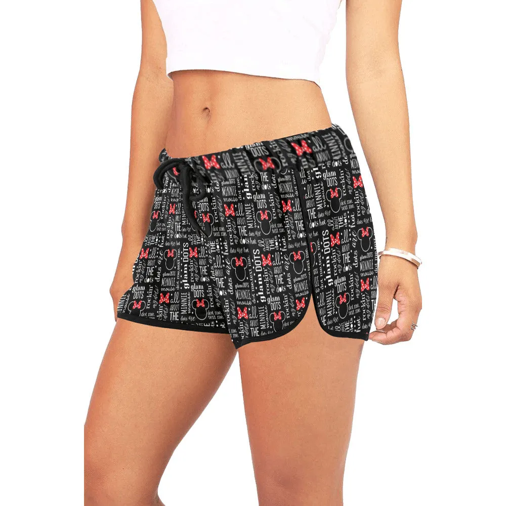 Glam Dots Women's Relaxed Shorts