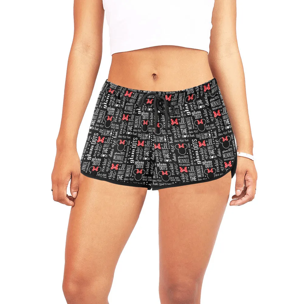 Glam Dots Women's Relaxed Shorts