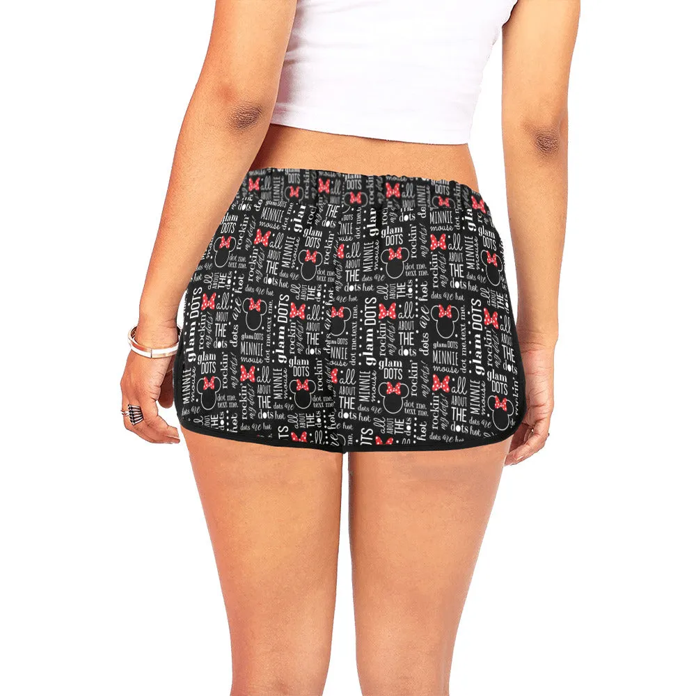 Glam Dots Women's Relaxed Shorts