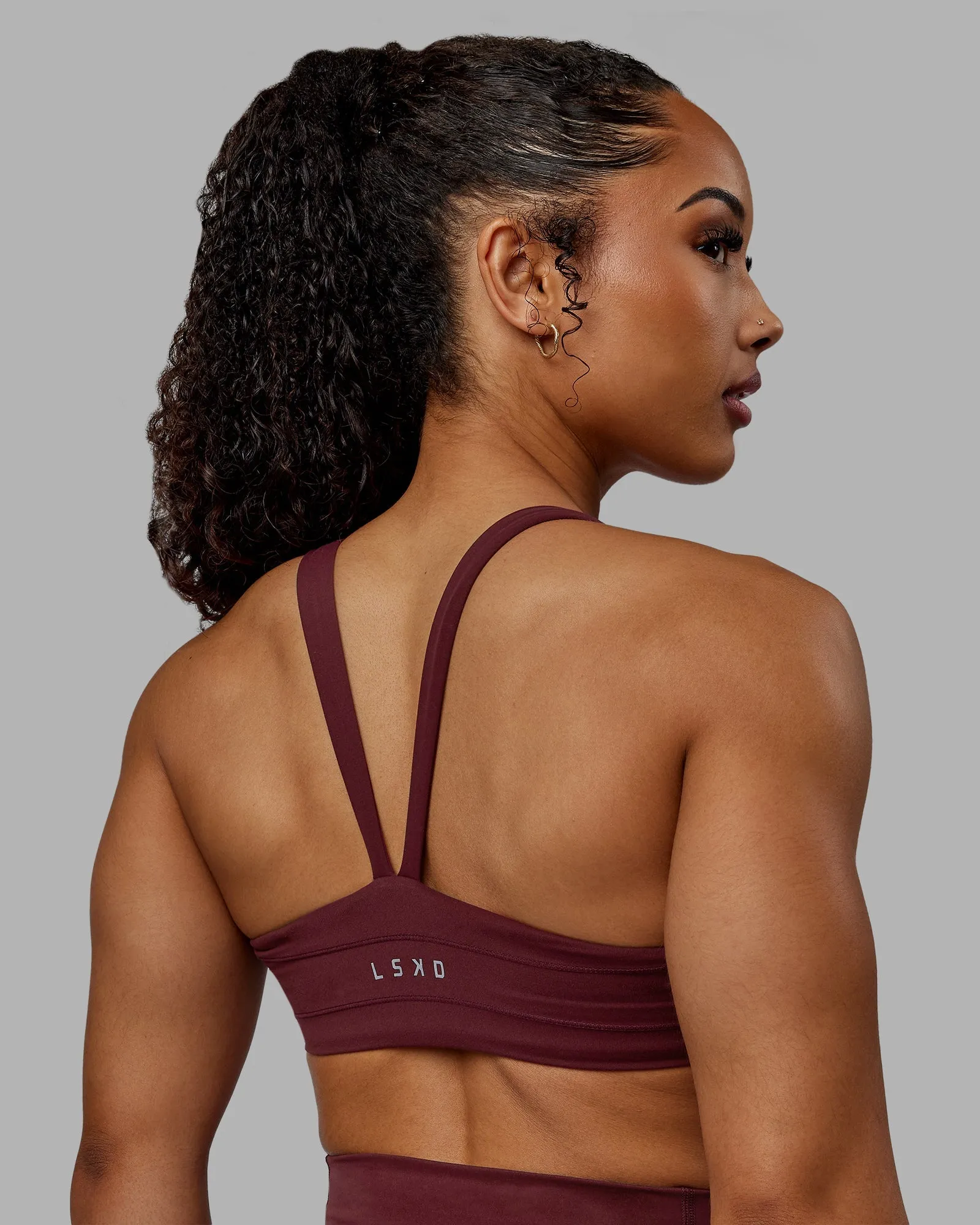 Inertia Sports Bra - Dark Cherry