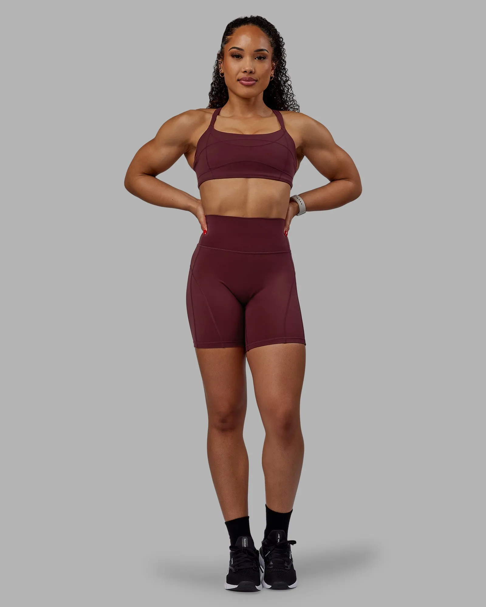 Inertia Sports Bra - Dark Cherry