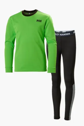 Kids Baselayer Helly Hansen Lifa Active Set Clover