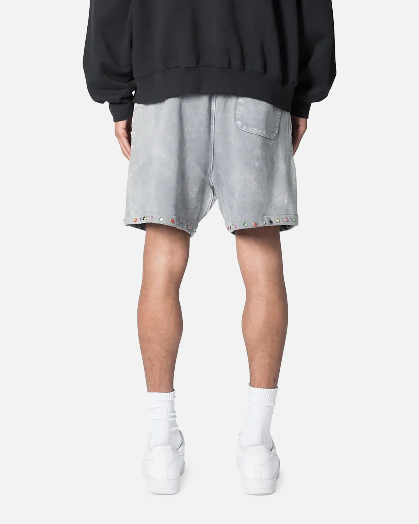 MNML Washed Gradient Shorts Washed Black