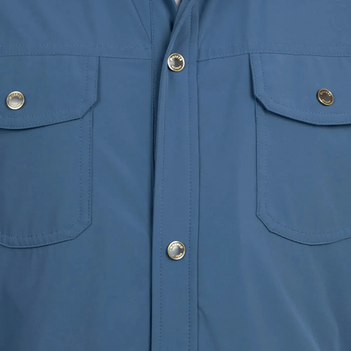 Moorer Blue ‘Atlas’ Technical Overshirt