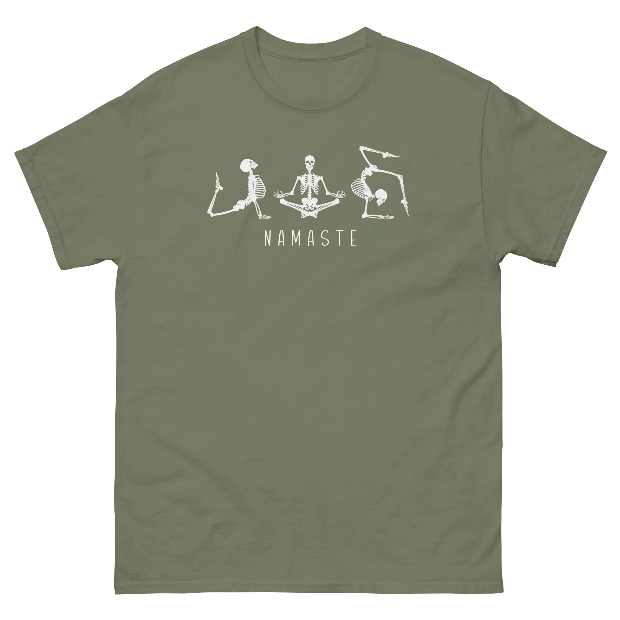 Namaste Skeletons classic tee