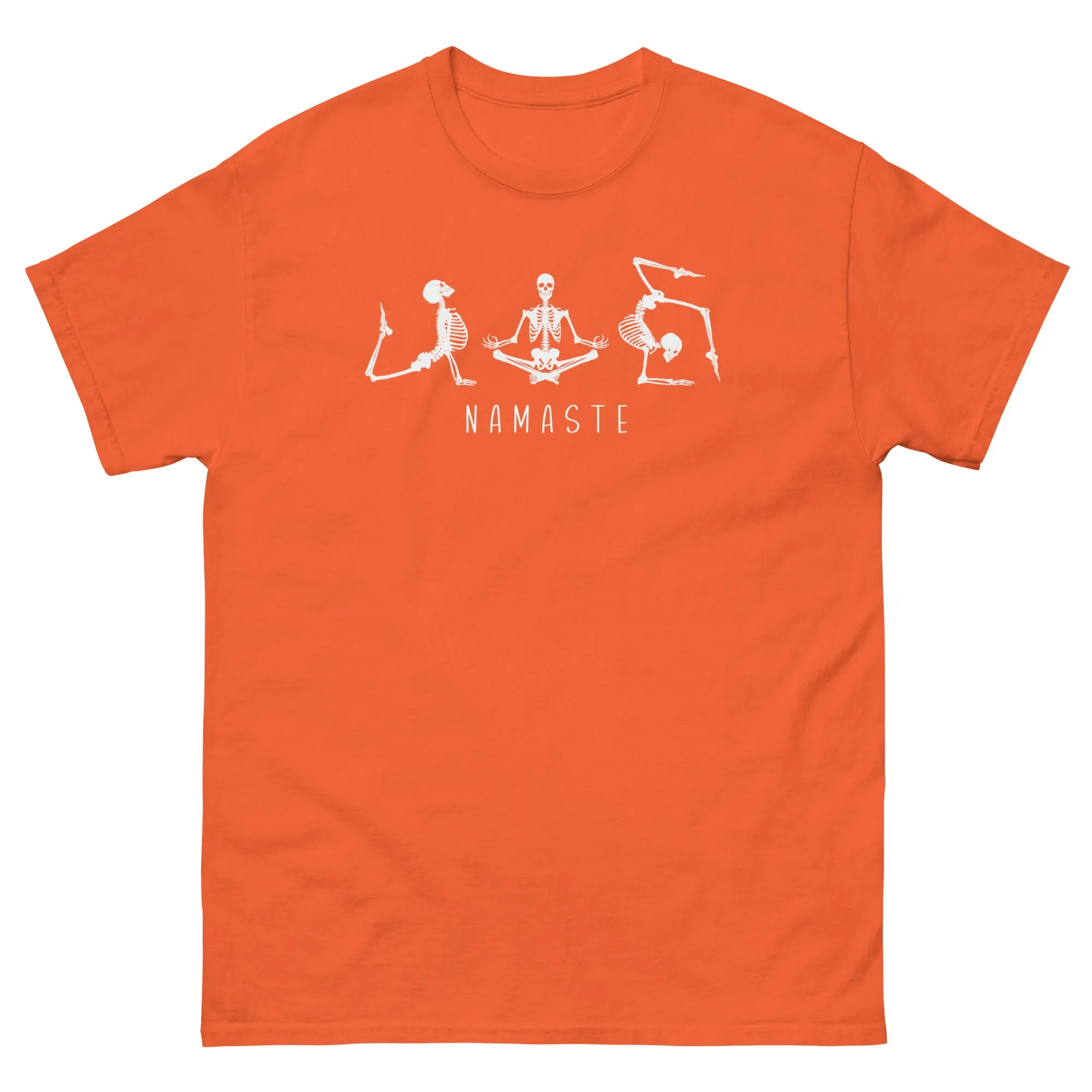 Namaste Skeletons classic tee