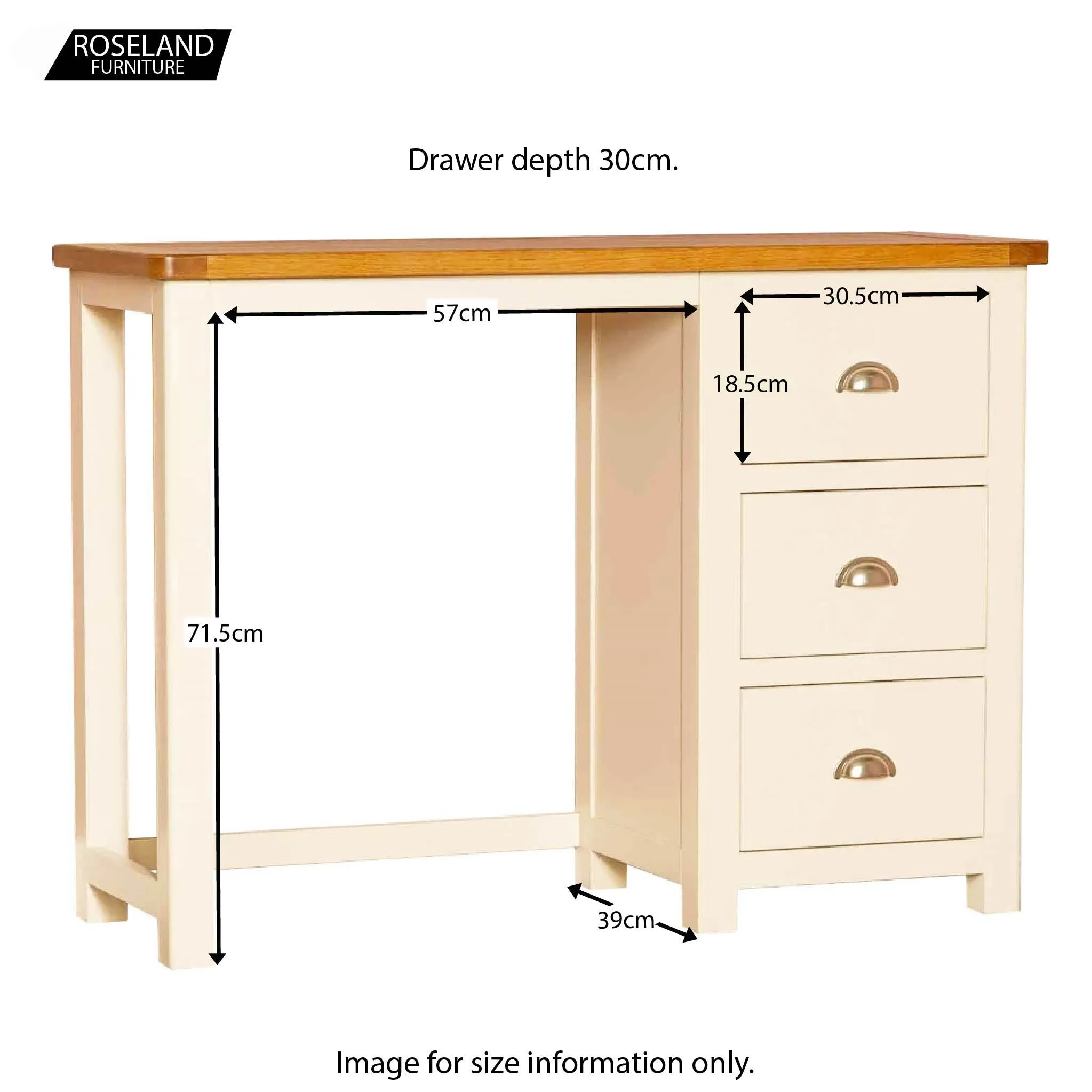 Padstow Cream Dressing Table