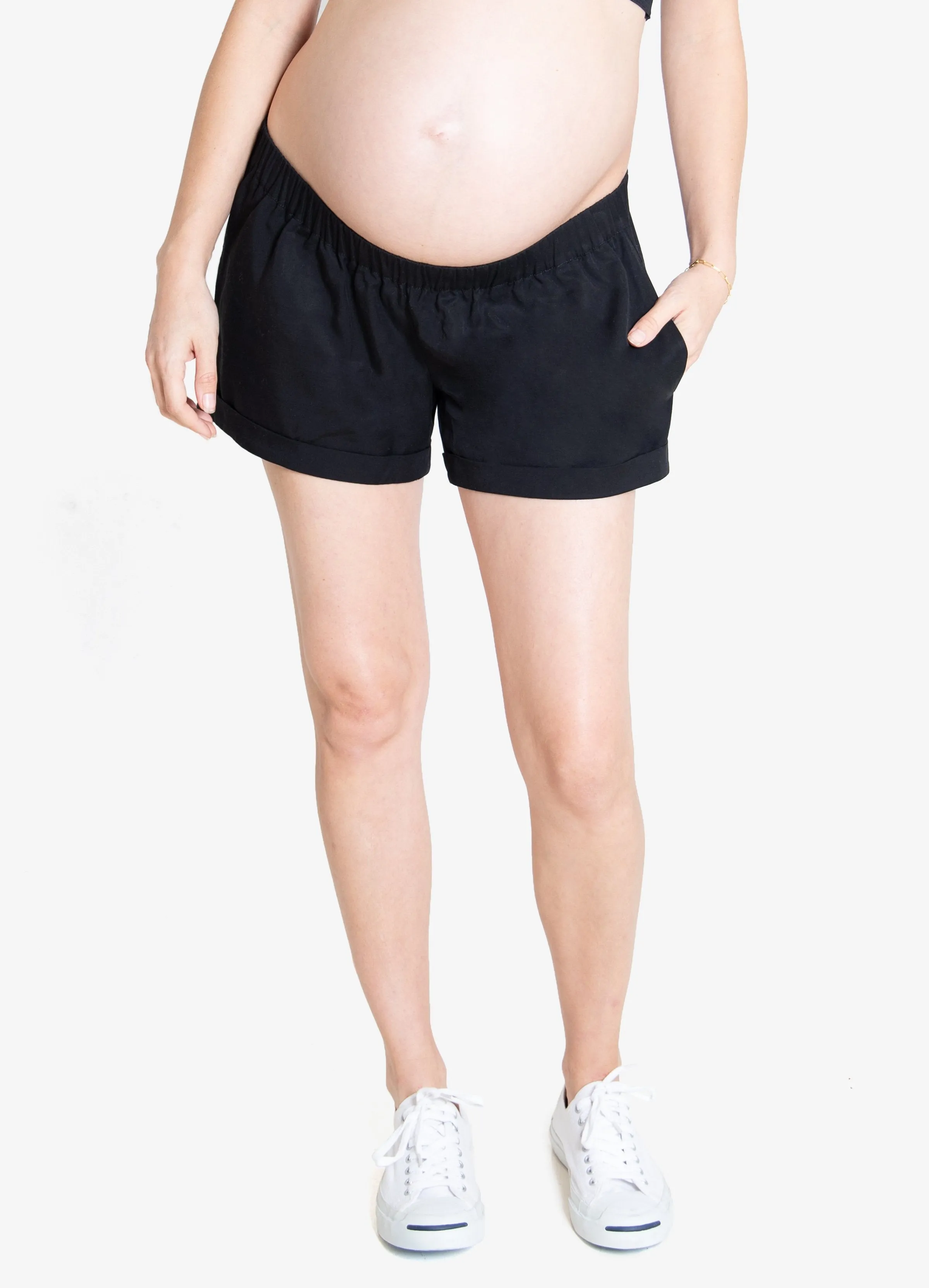 Relaxed Maternity Shorts