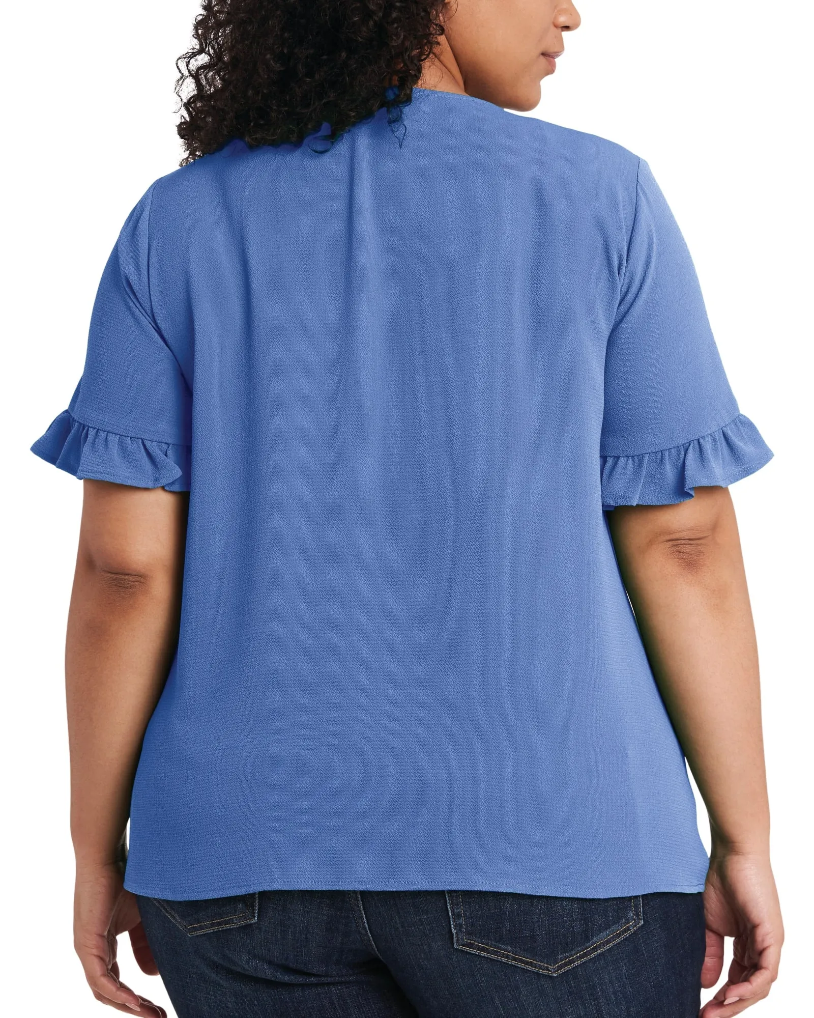 Sara Button Front Top | BLUE JAY