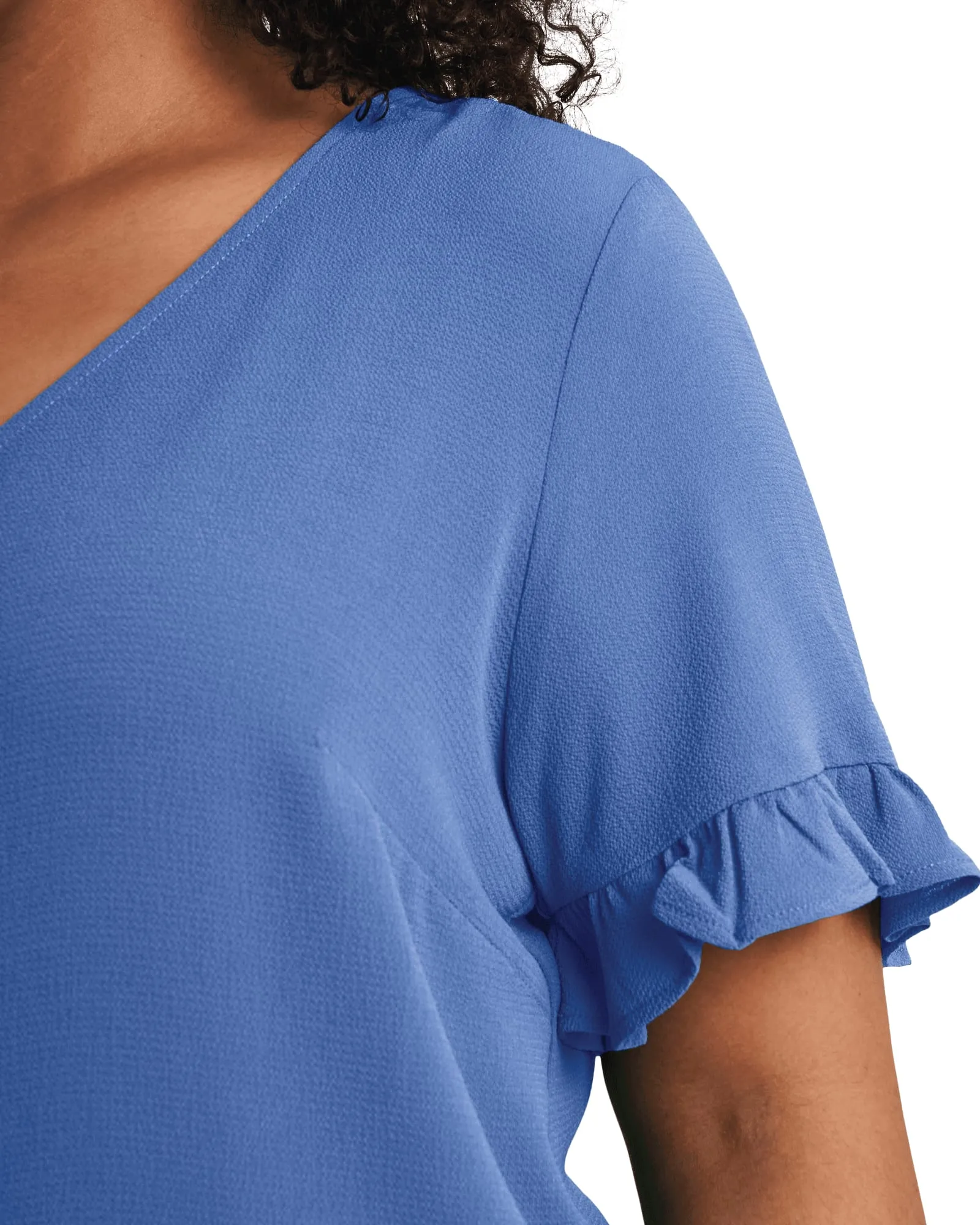 Sara Button Front Top | BLUE JAY