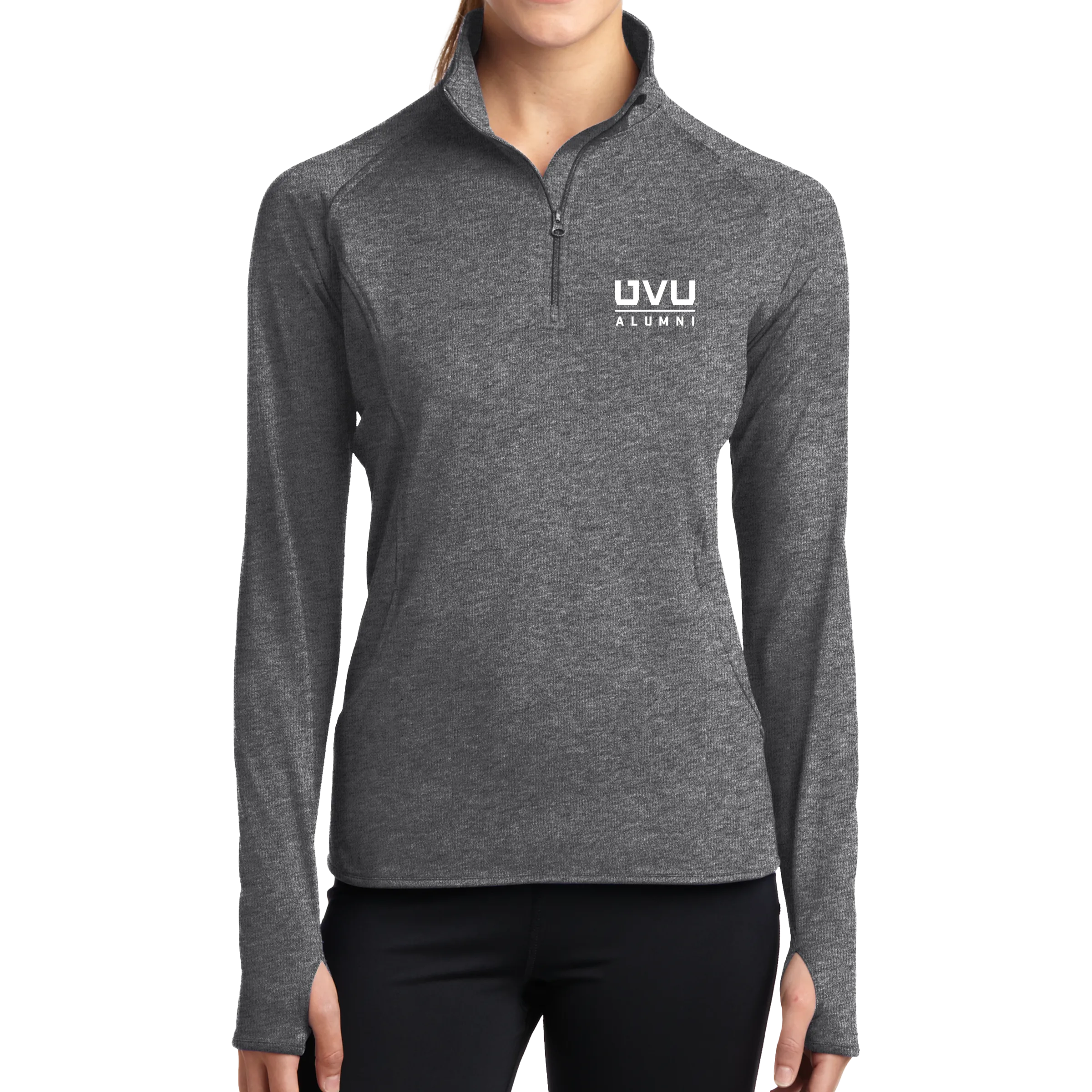 Sport-Tek Ladies Sport-Wick Stretch 1/2-Zip Pullover - UVU Alumni