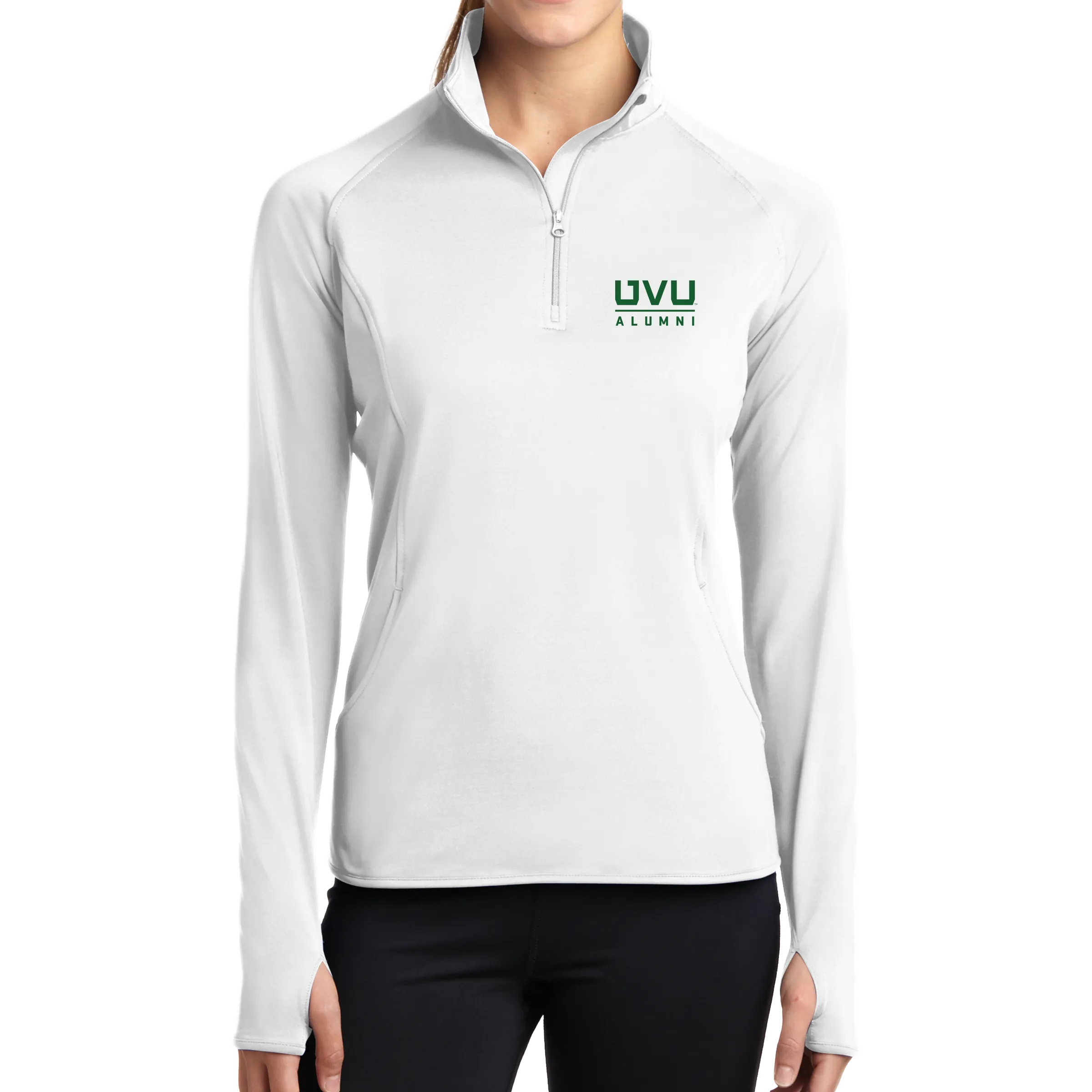 Sport-Tek Ladies Sport-Wick Stretch 1/2-Zip Pullover - UVU Alumni