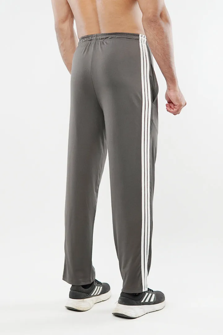 Striped Trousers - Grey