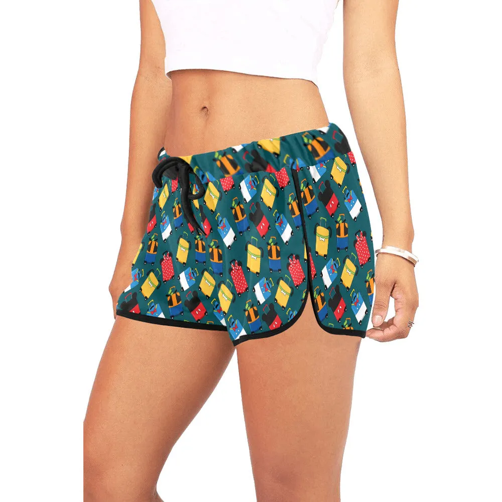 Suitcases Women's Relaxed Shorts