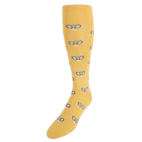 The Rally Tennis Novelty Mercerized Cotton Mid-Calf Socks