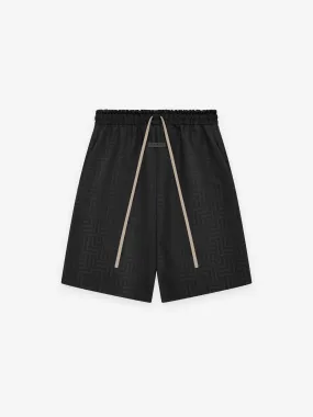 Wool Jacquard Relaxed Short